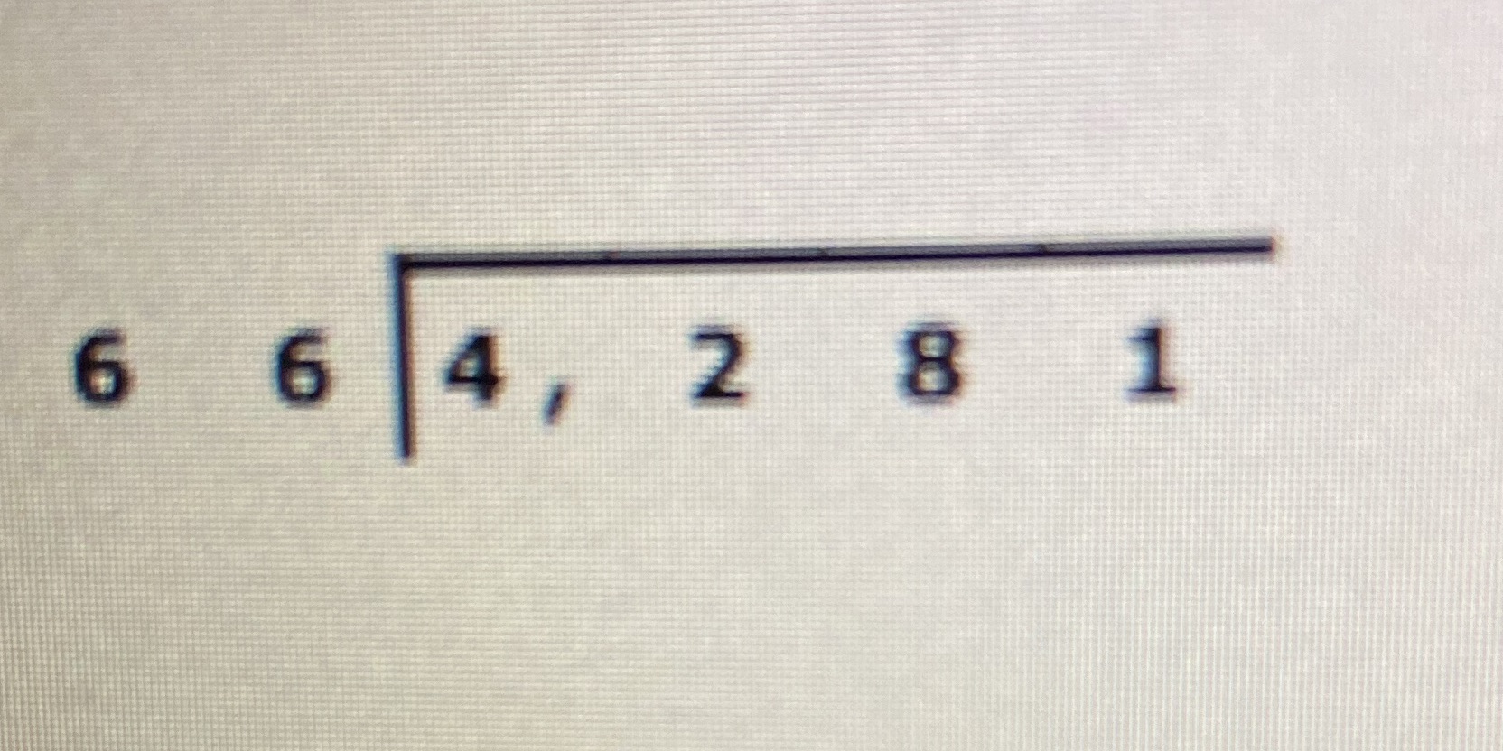 Long division , please show me the steps \f
