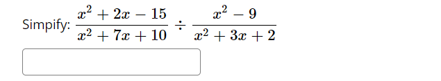 1) Add and simplify: IDLEF5 + 9x+6 2 2 Enter the