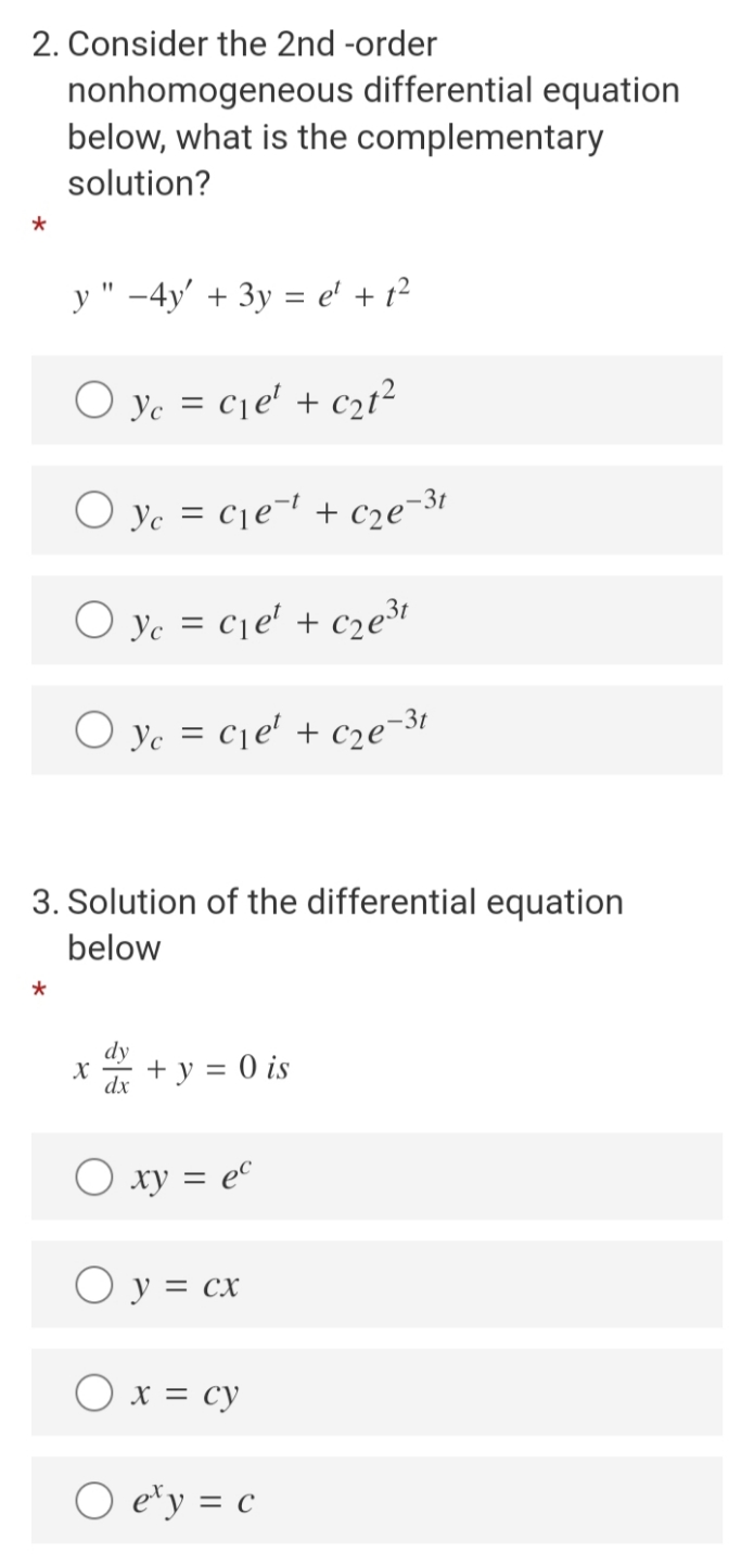 help asap 2. Consider the 2nd -order
