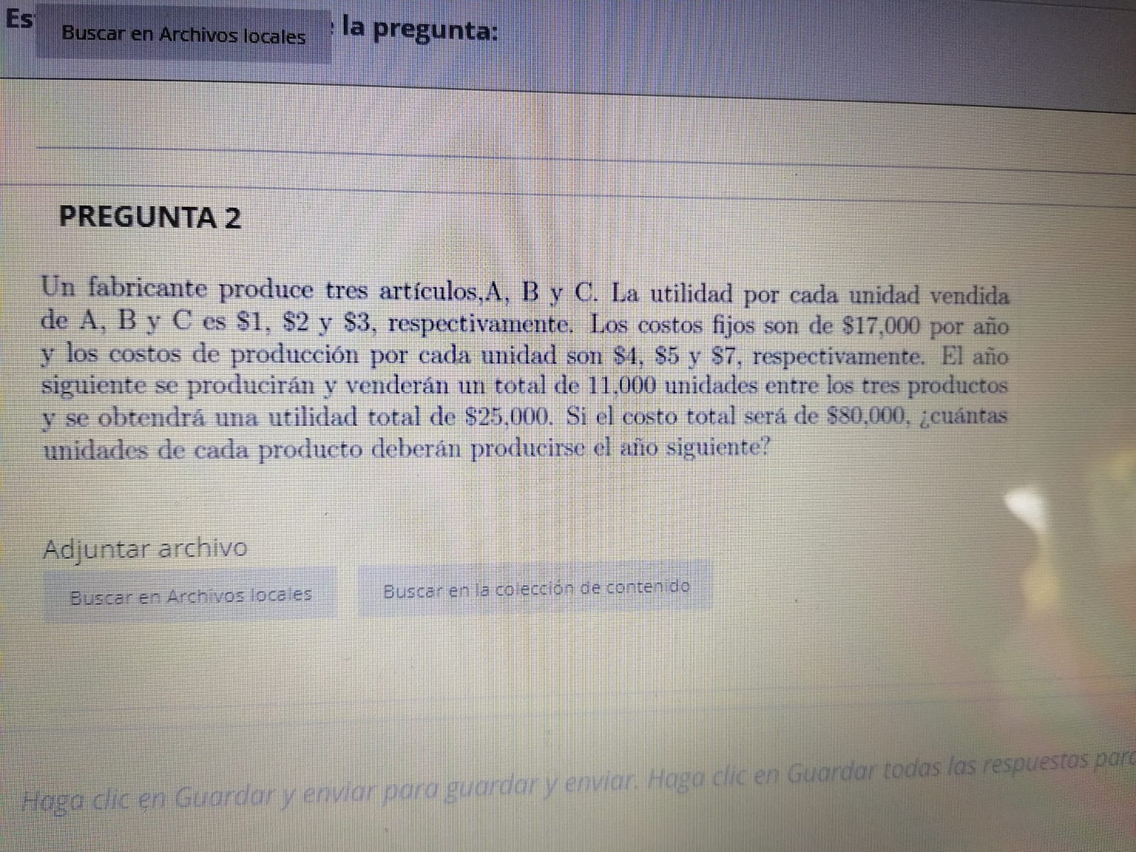 Es Buscar en Archivos locales : la pregunta: