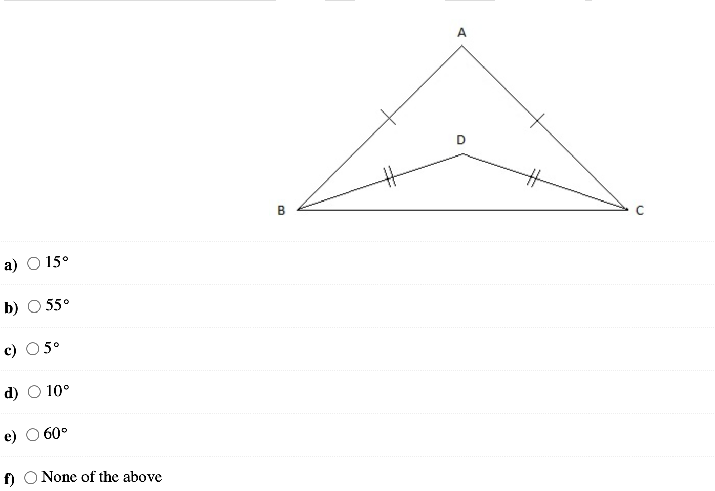 Using the accompanying drawing, find m???? if