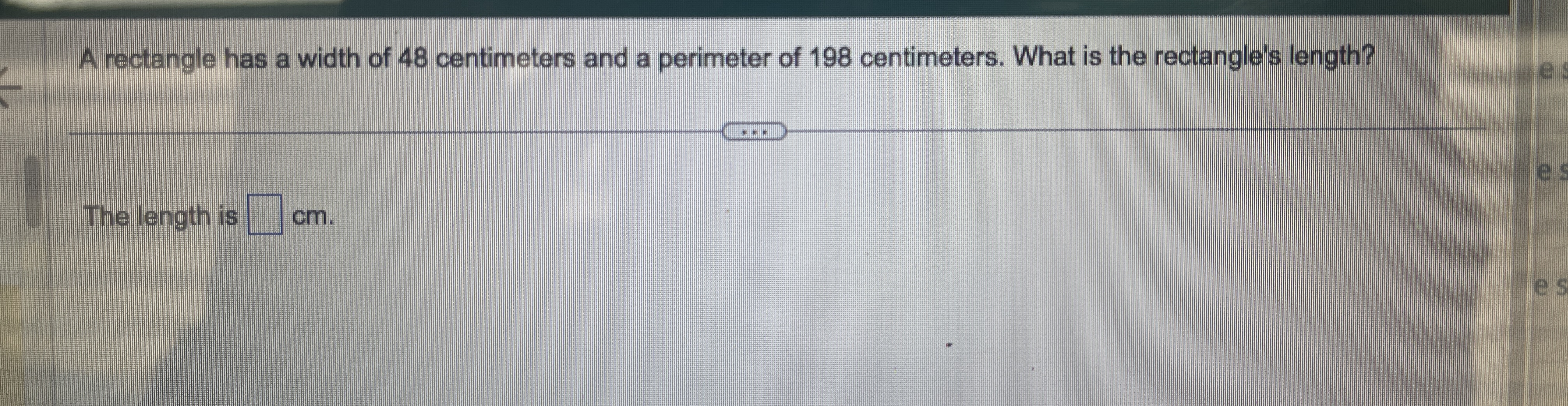 Match the description with the correct response.