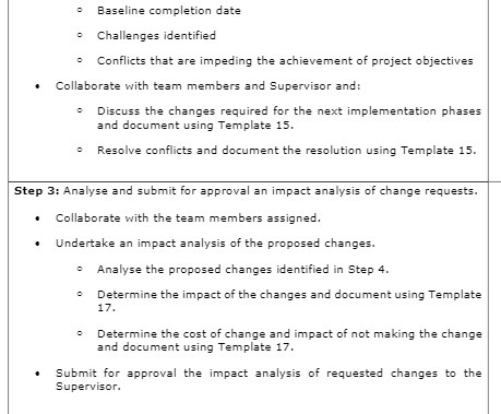 Baseline completion date Challenges identified
