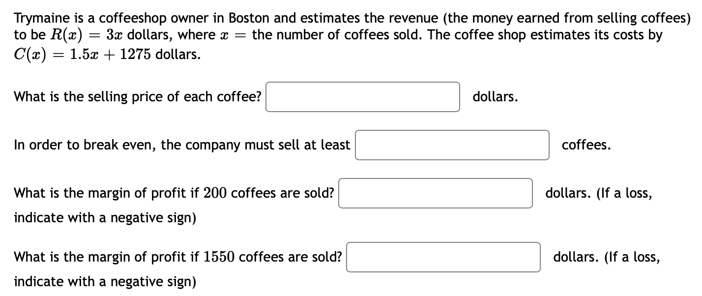 Trymaine is a coffeeshop owner in Boston and