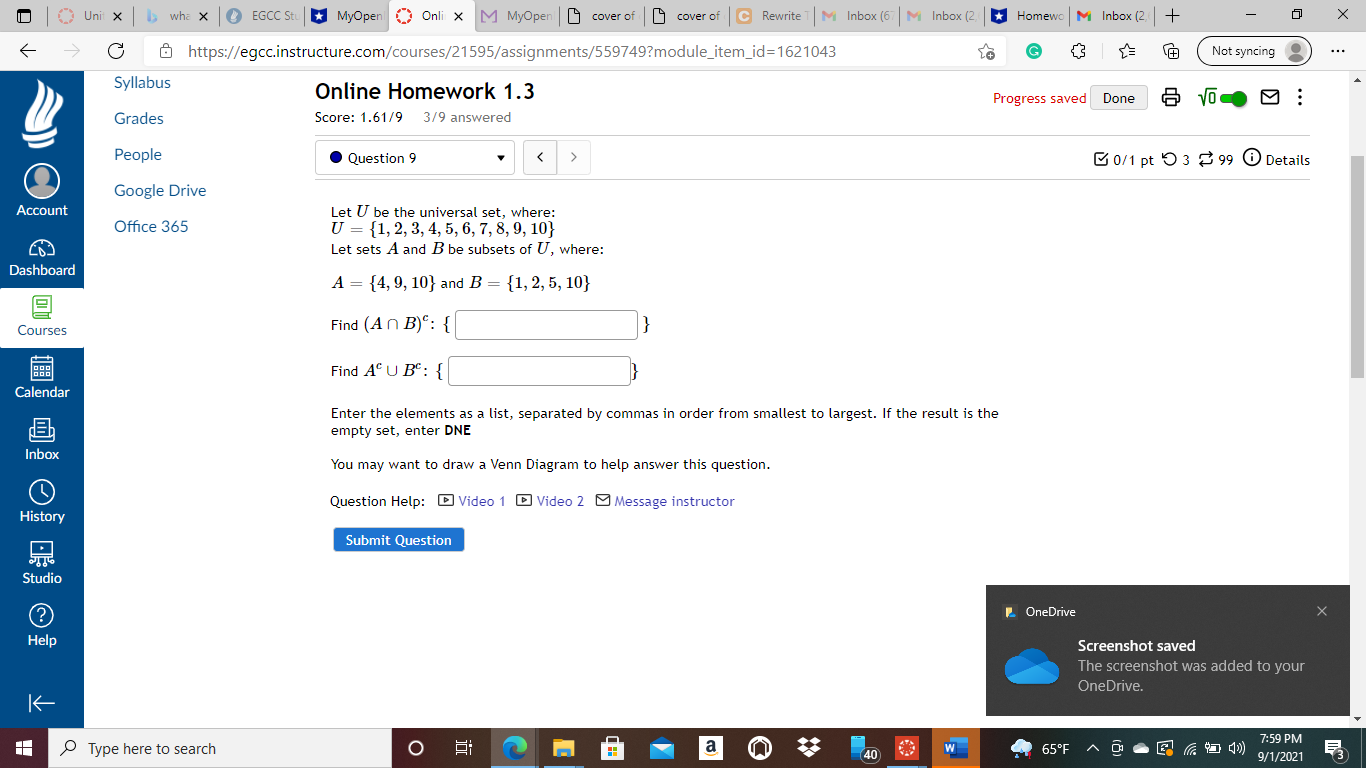 > Uni x _ whe X EGCC Stu| MyOpen ( ) Onli X M