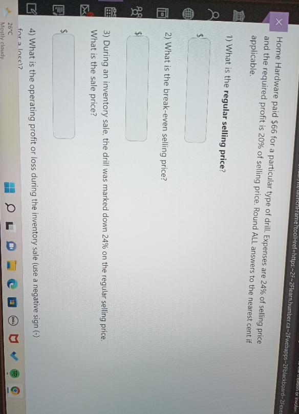 subject mathematics of finance involve