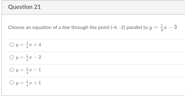 Help on these please. 21. Question 21 Choose an