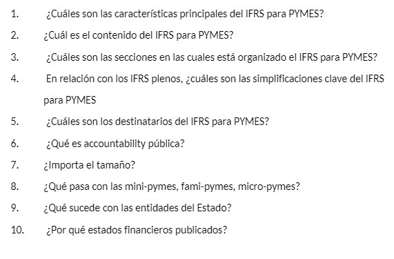 1. Cuales son las caracteristicas principales del