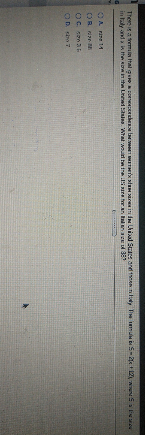 Assistance needed please There is a formula that