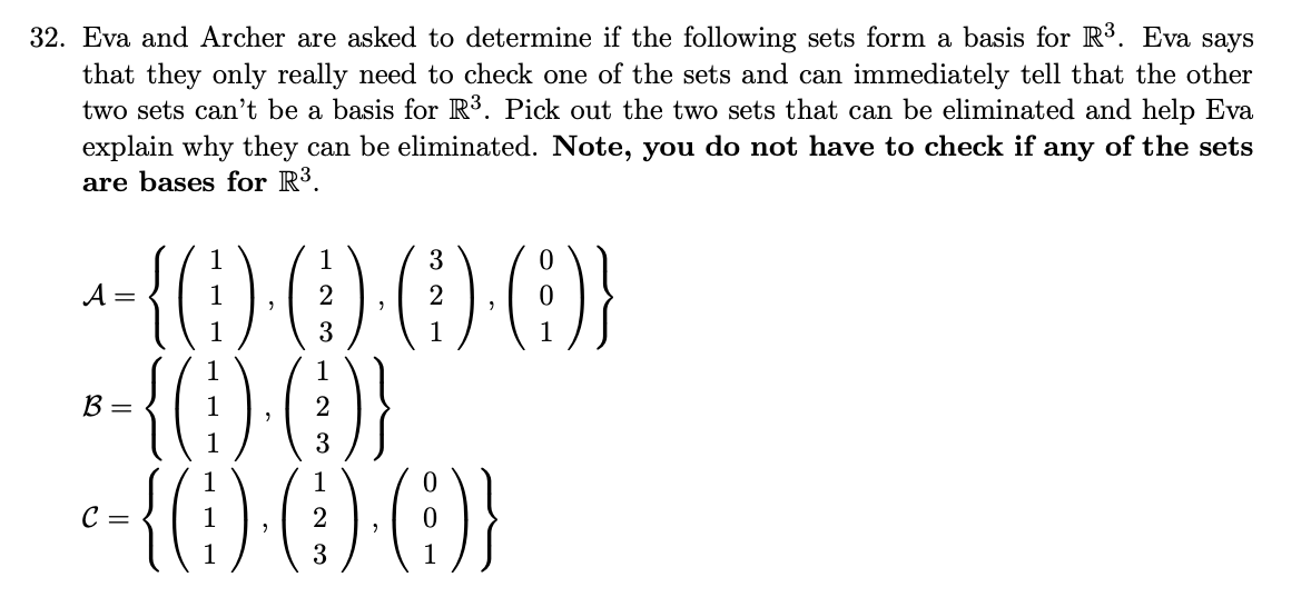 I need help with these two linear algebra
