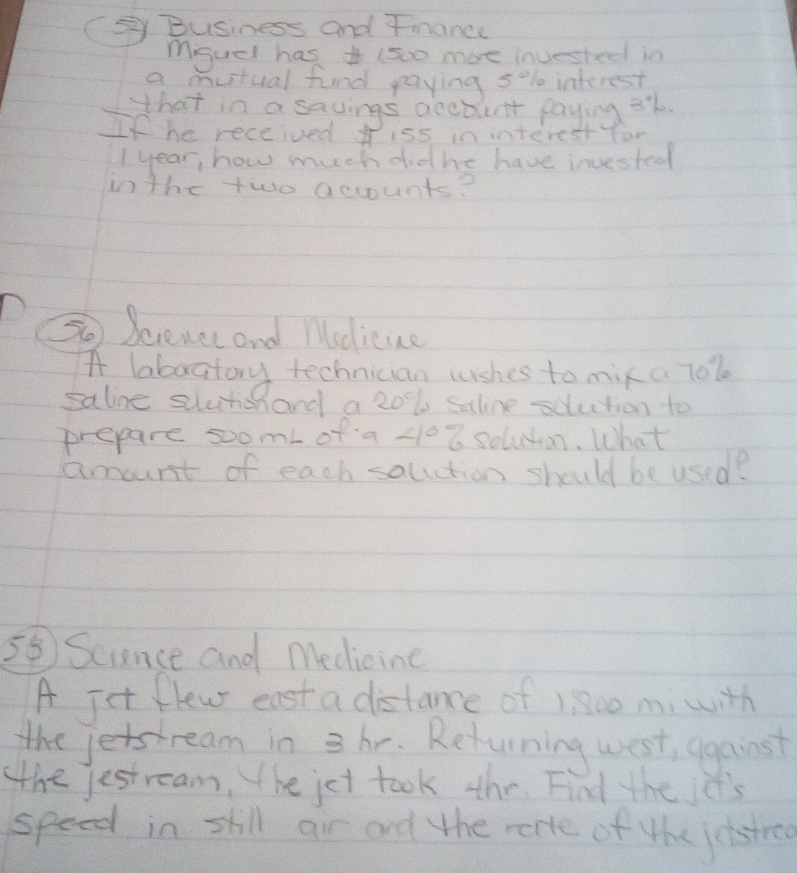 Business and Finance misuel has # 1500 more