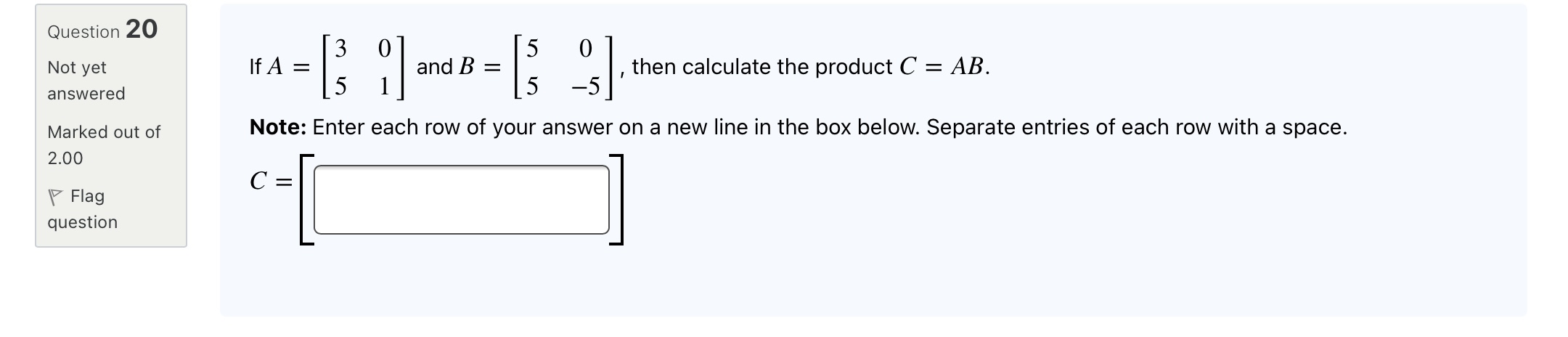 These questions are about linear algebra. Please