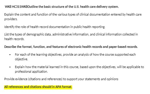 WKB HC311WK8Outline the basic structure of the
