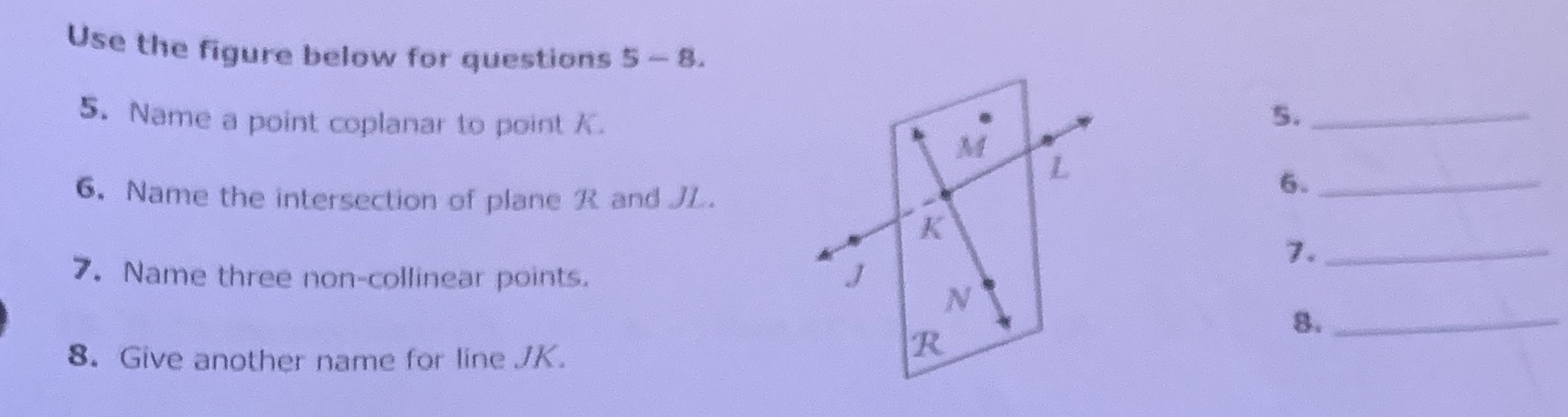 Help please Use the figure below for questions 5