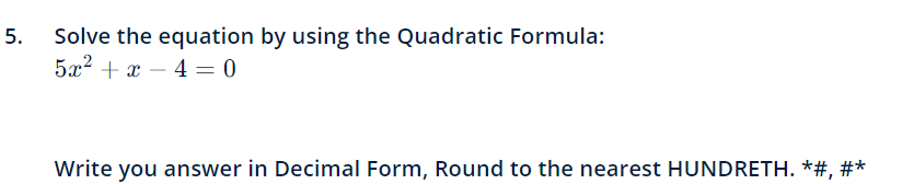 3. Solve the equation by factoring: 2 - 7x + 12 =