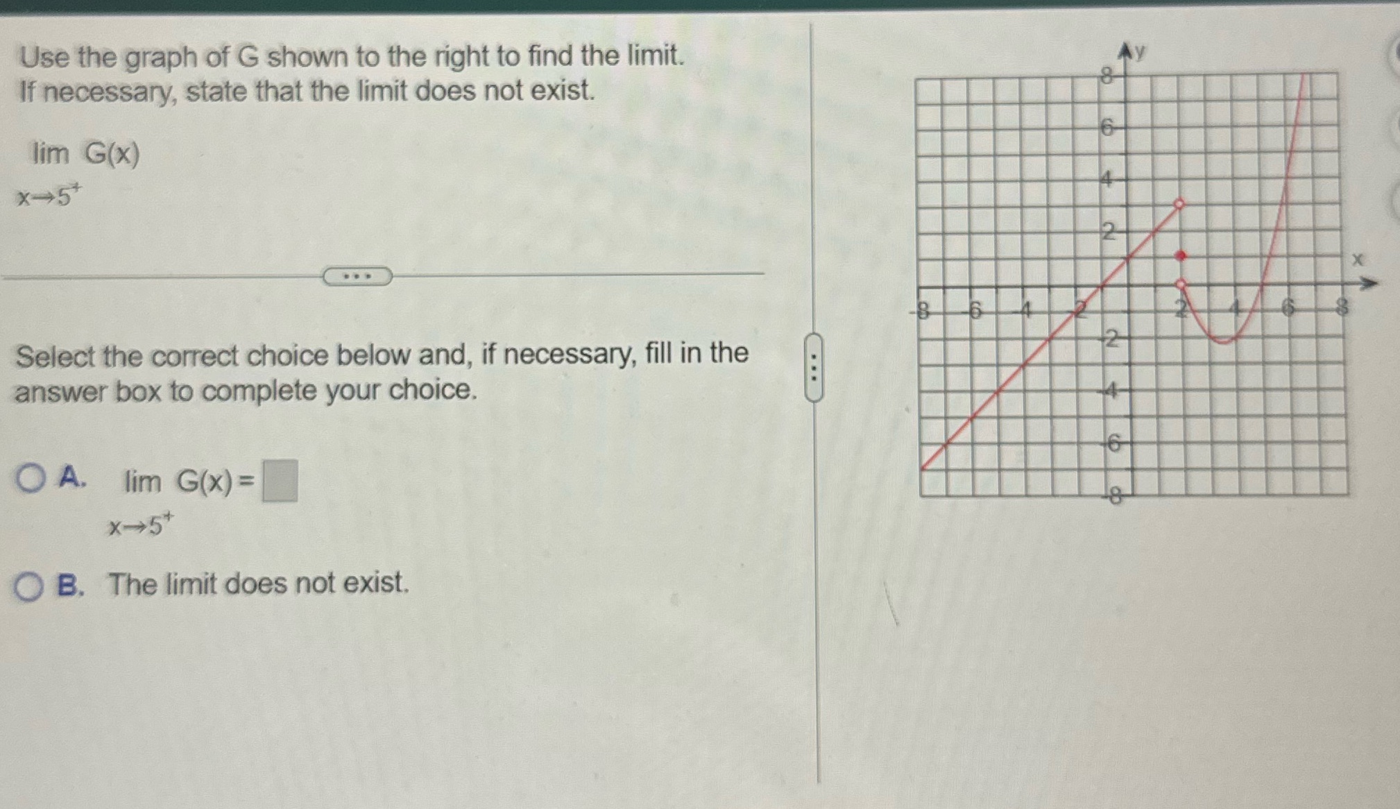 Pls answer fast Use the graph of G shown to the