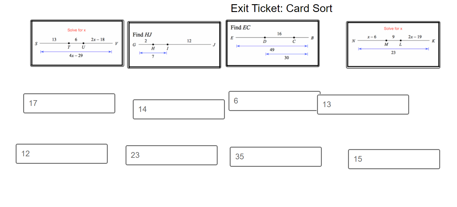 These are all matching picture to definition or