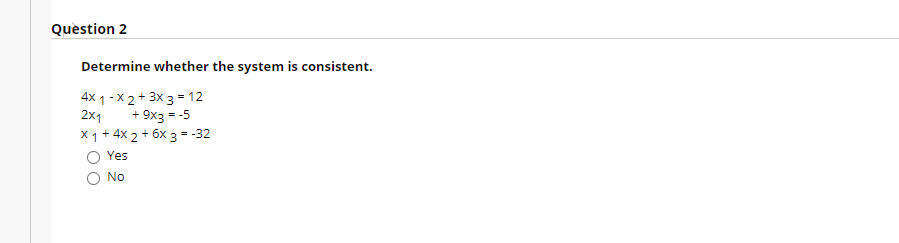 Help me please Question 2 Determine whether the