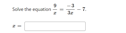 1) Solve for x -4 + =Simplify the expression 1+ -