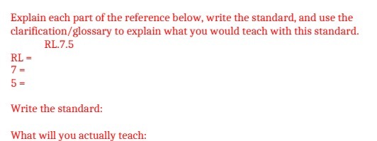 Explain each part of the reference below, write