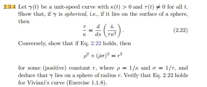 Please help me with the problem. Viviani's Curve