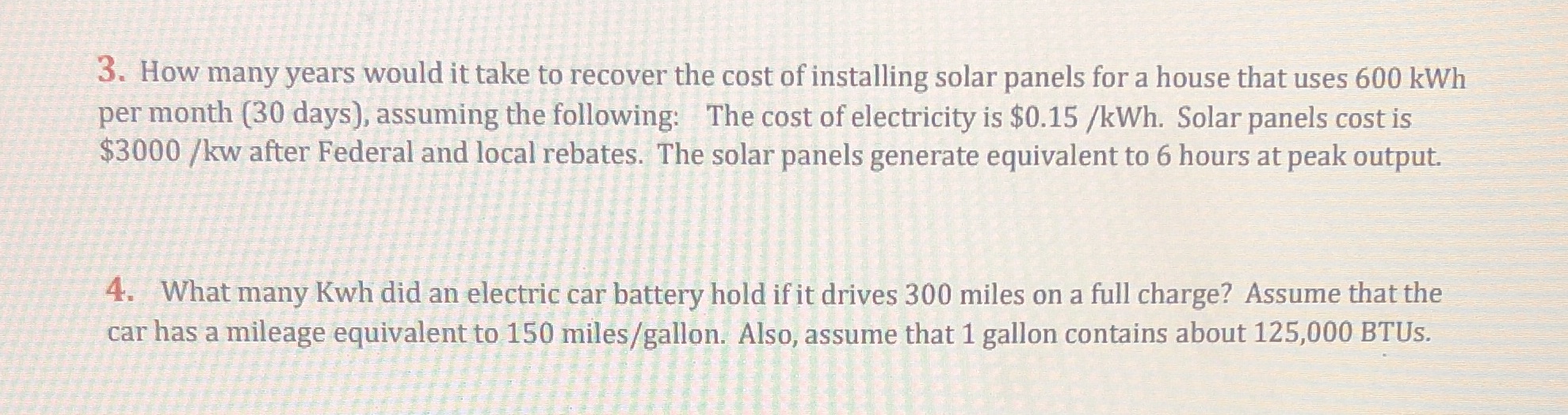 3. How many years would it take to recover the