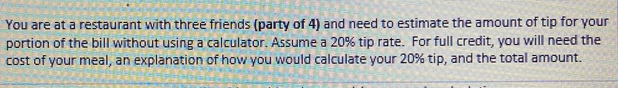 Explain how you would solve this problem by