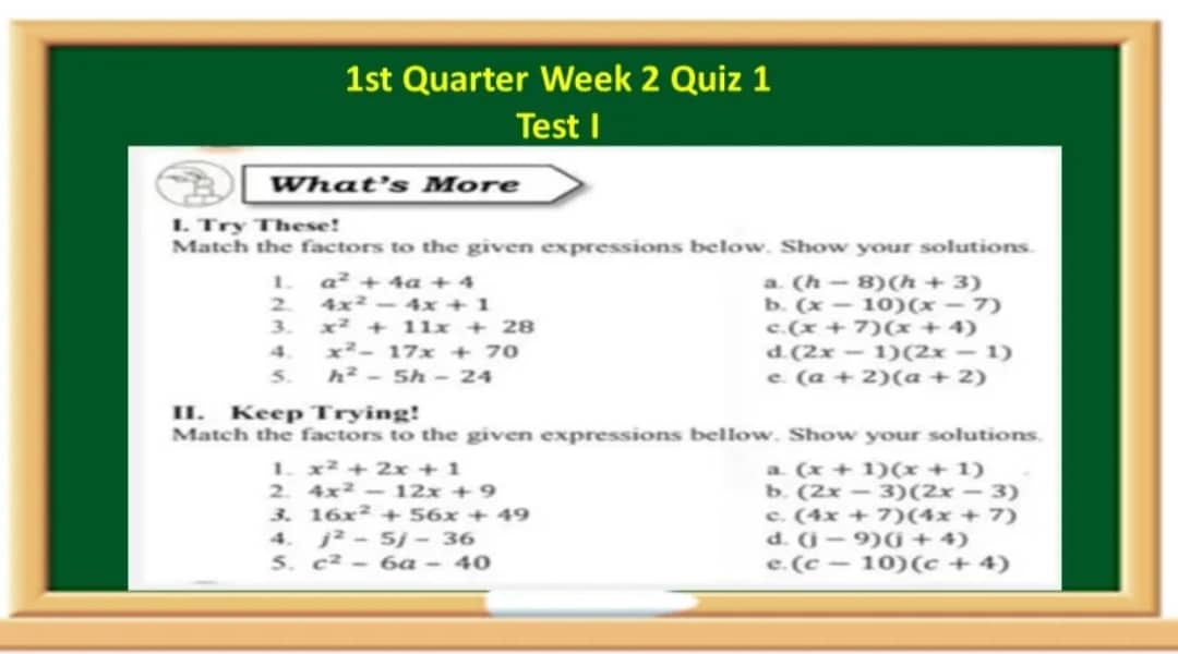 Test II Solve the following word problems: 1. The