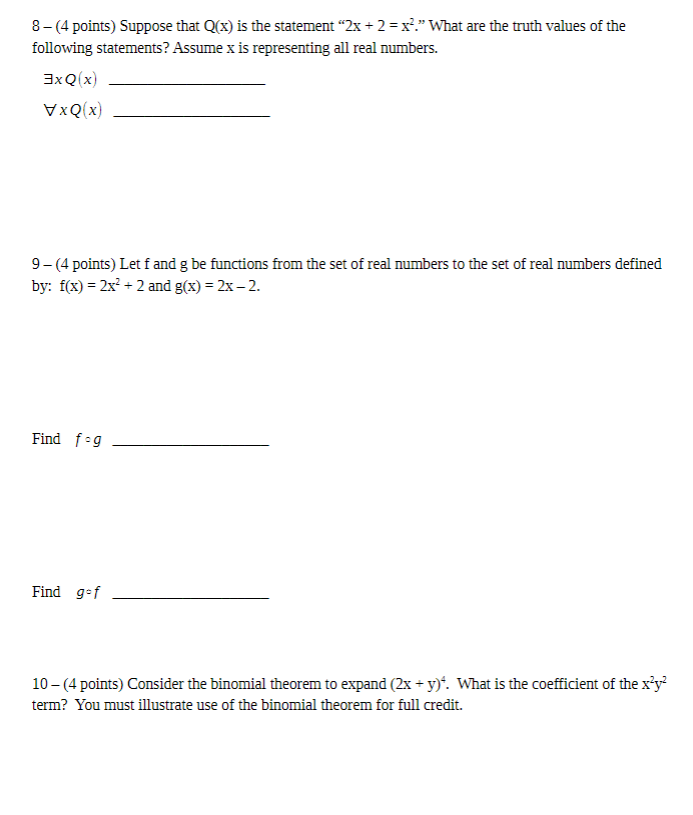 Questions 1 and 2 refer to this graph: Note: This