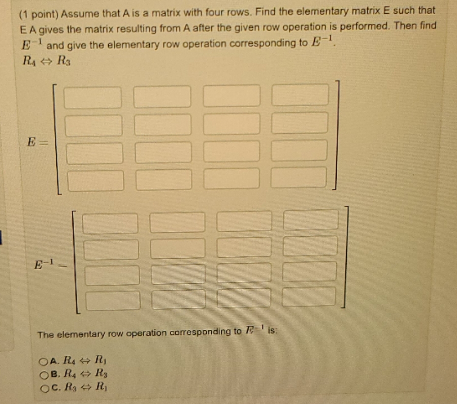 Please explain. Thank you! (1 point) Assume that