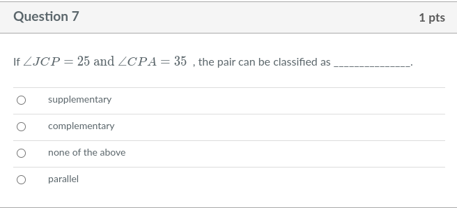 Help on these please. 1. Question 1 1 pts An