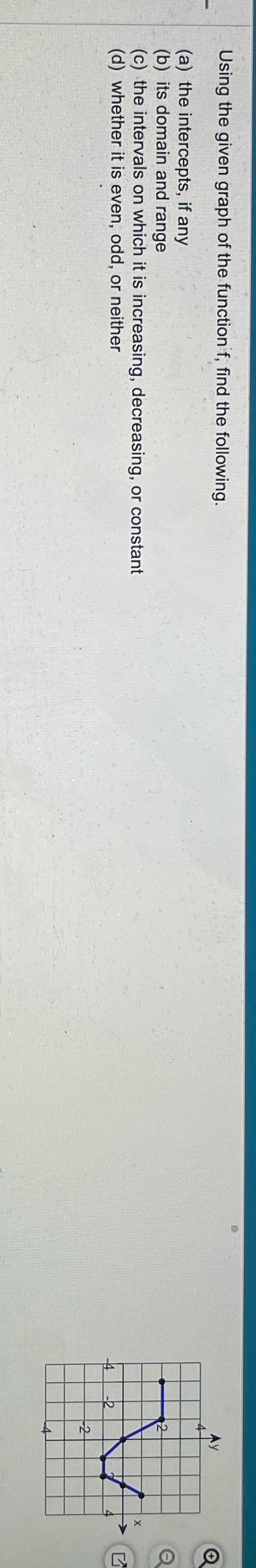 I need a through d please thank you Using the