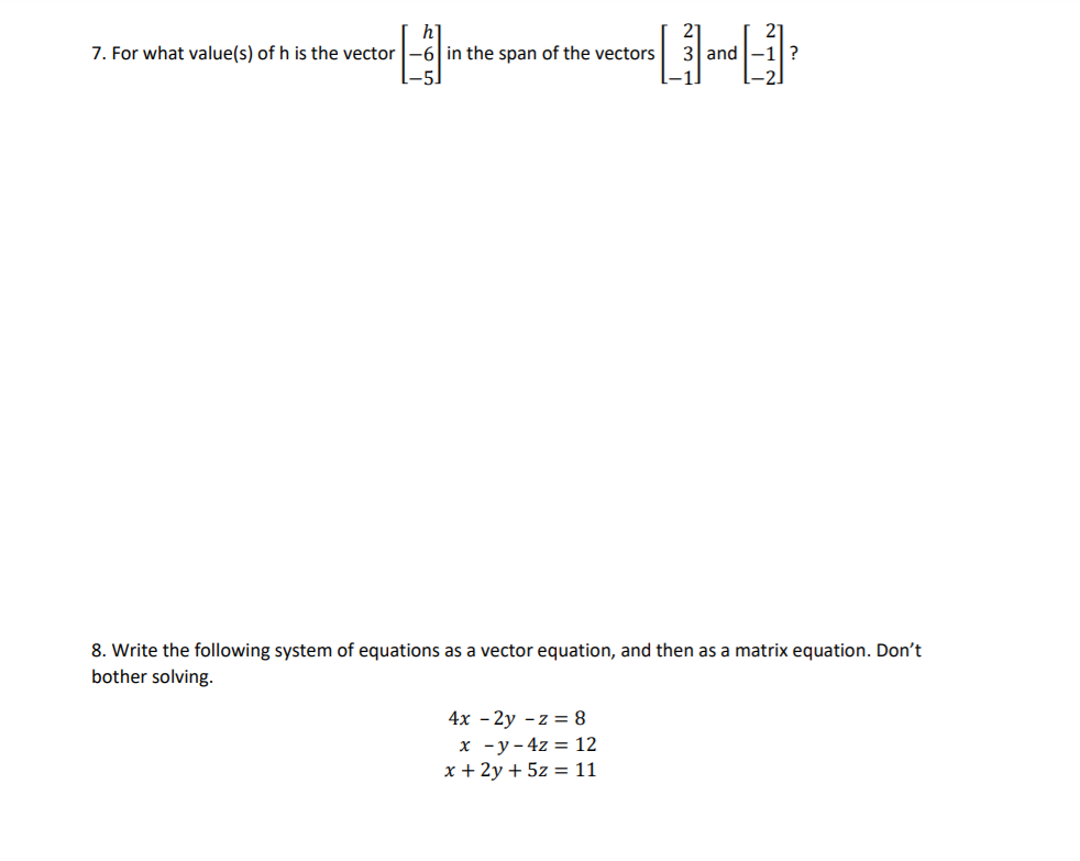 solve those problem 2. Let u and v be as above.