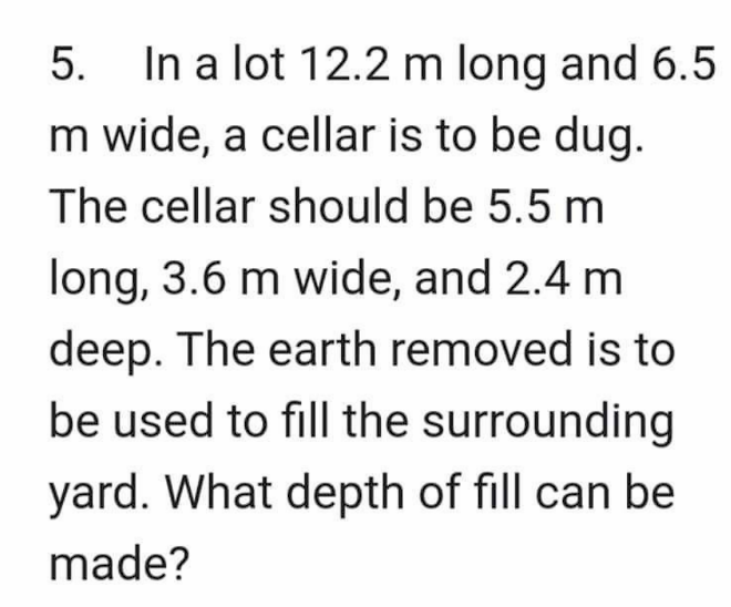 Solve the problem below. NOTE: Final answer is an