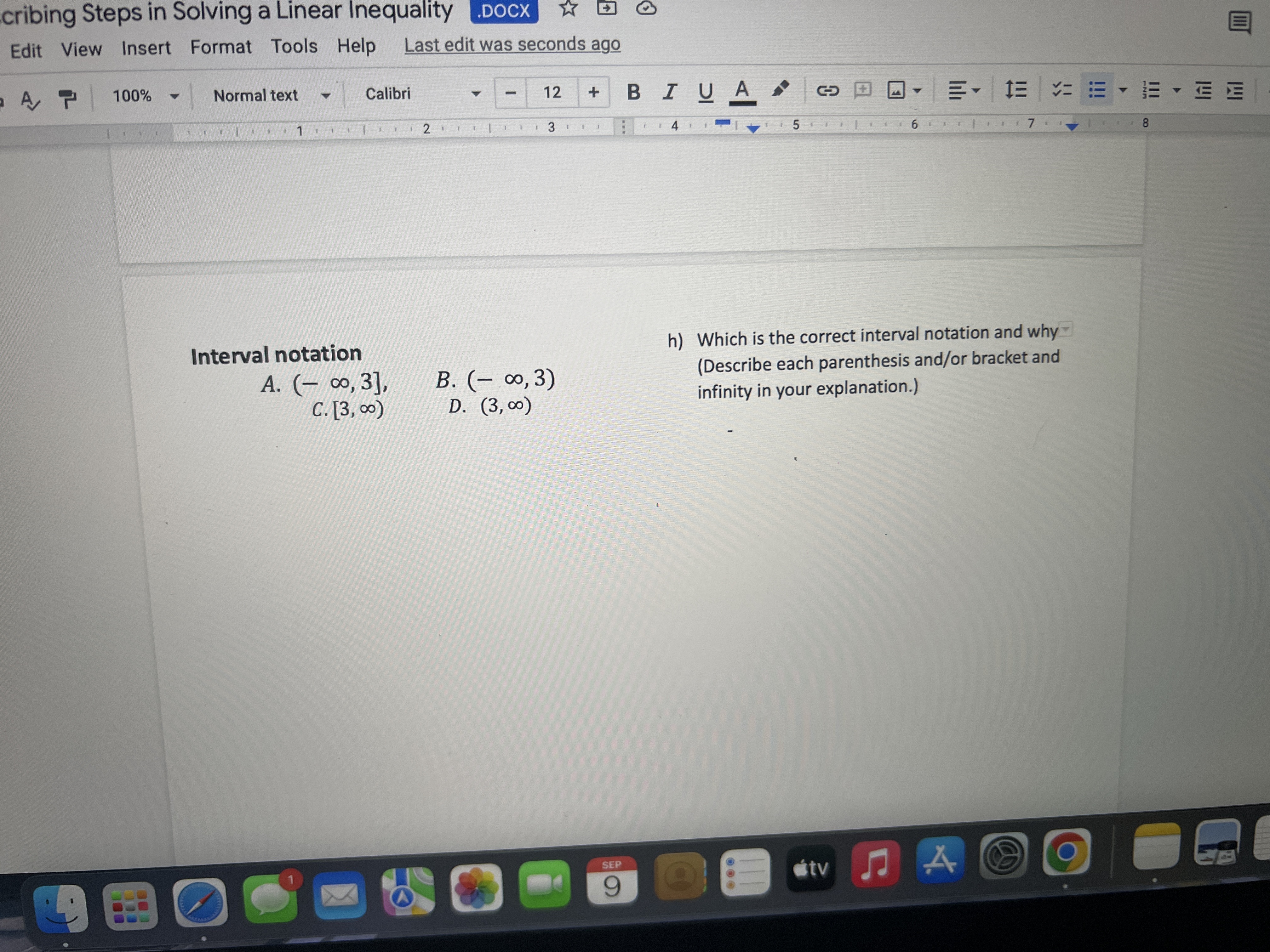docs.google.com C eps in Solving a Linear