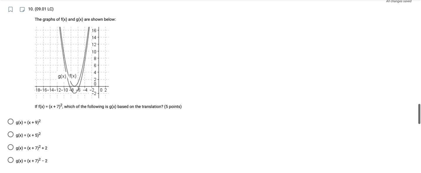 1. (08.06 LC)Factor completely 36x 2 ? 49. (5