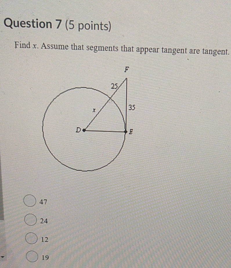 I need help with question 7 Please. Question 7 (5