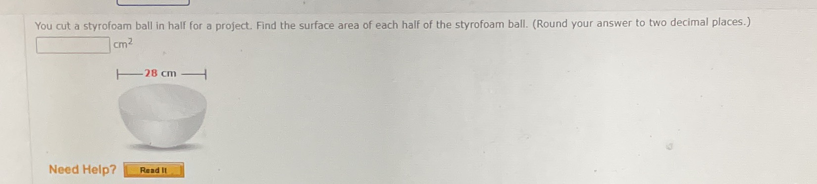 You cut a star foam ball and a half for a