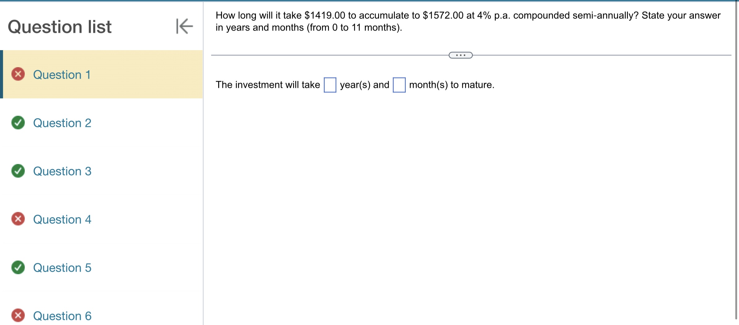 Question list 6 Question 1 0 Question 2 0