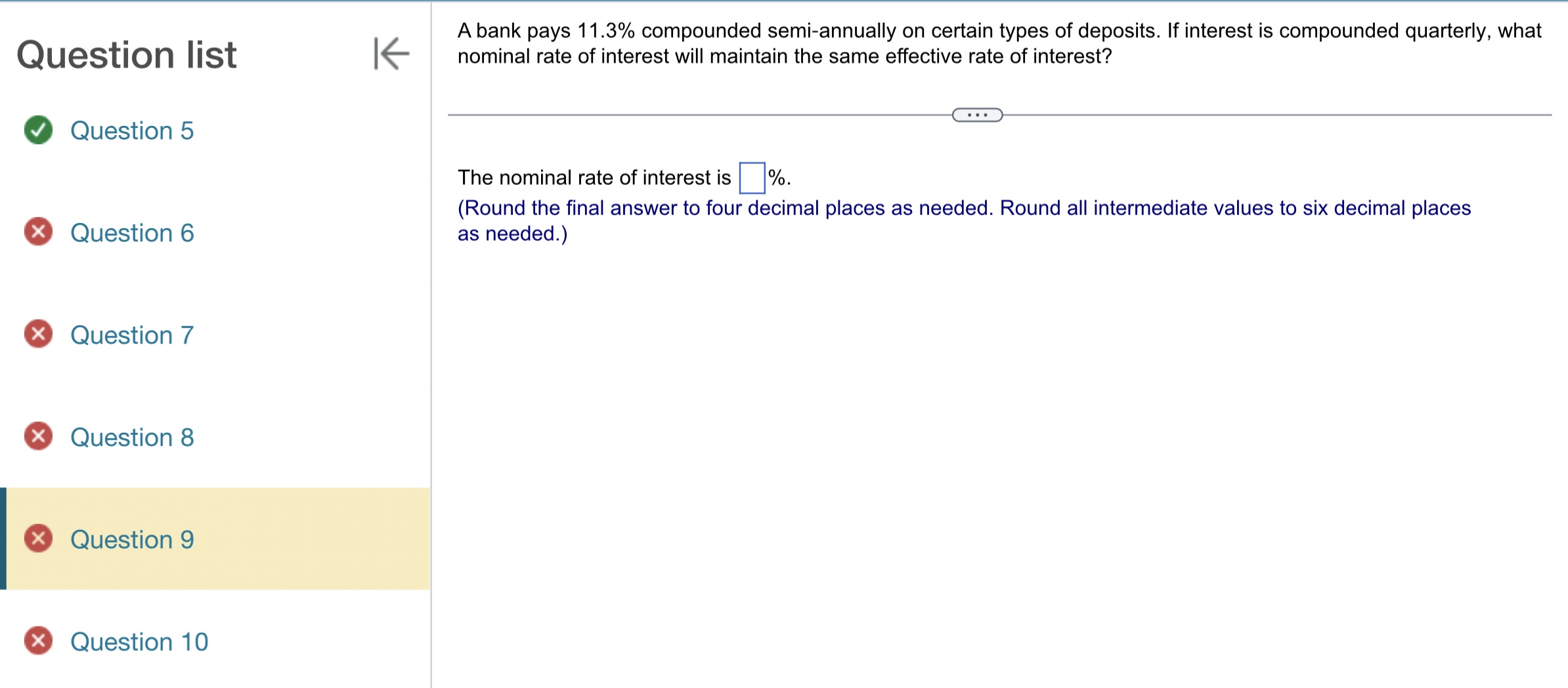 Question list 6 Question 1 0 Question 2 0
