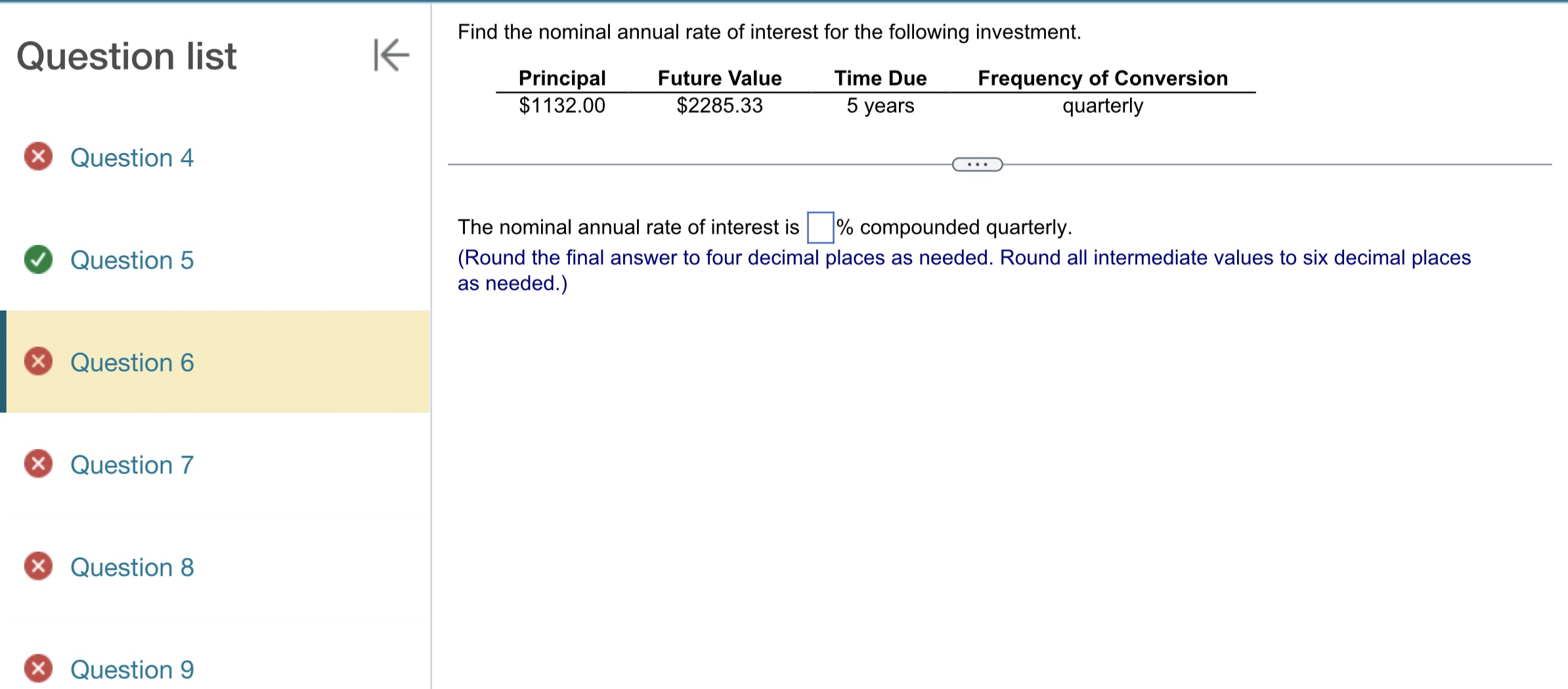 Question list 6 Question 1 0 Question 2 0