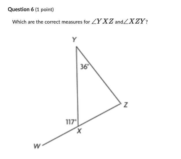 \f\f\fQuestion 8 (3 points) Determine the unknown