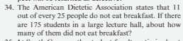 34. The American Dietetic Association states that
