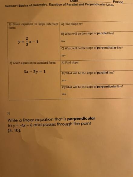 Section1 Basics of Geometry. Equation of Parallel