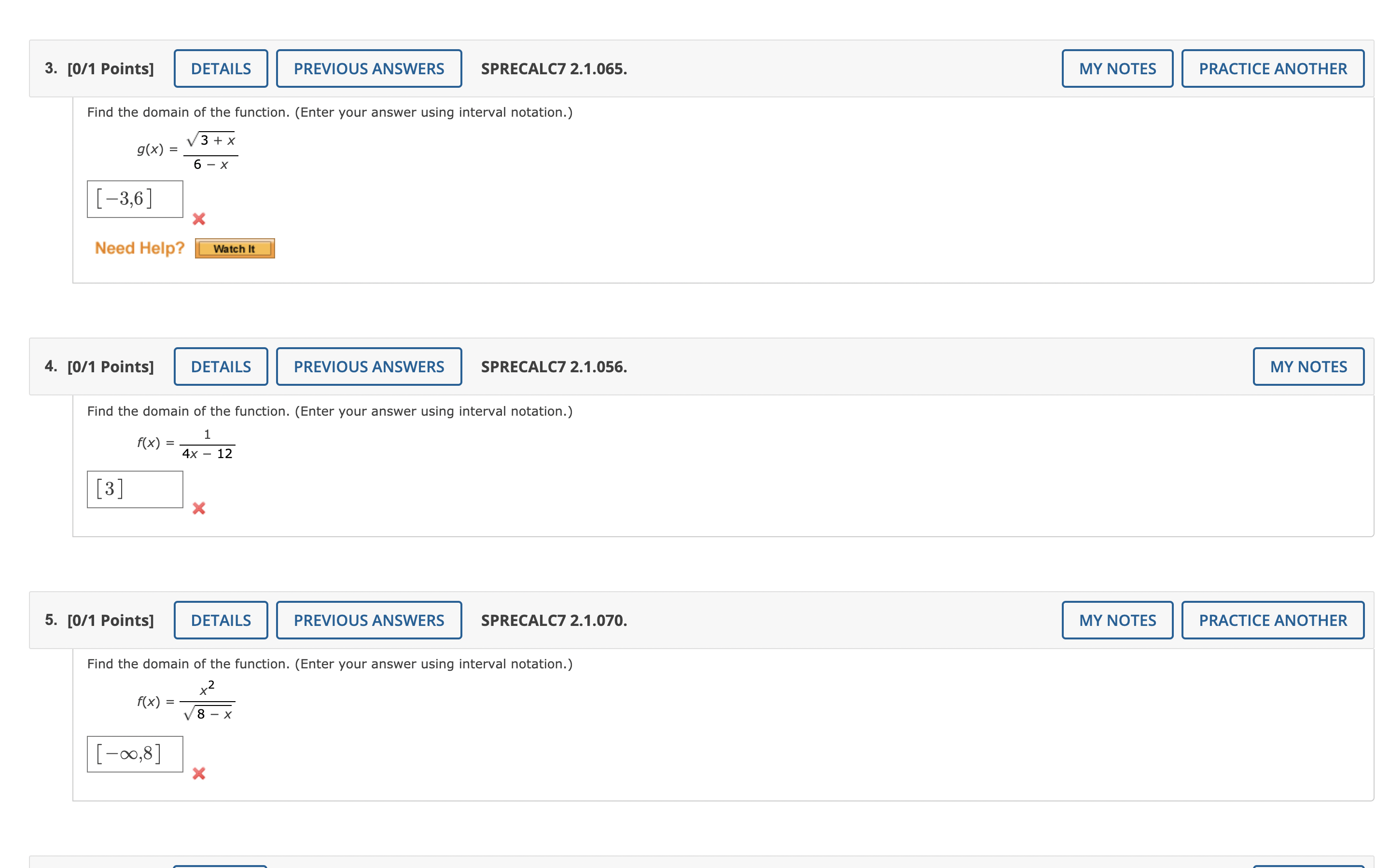 questions 3, 4, and 5 3. [0/1 Points] DETAILS