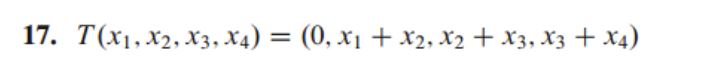 \f\f\f43. If a linear transformation T : R" )-