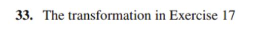 \f\f\f43. If a linear transformation T : R" )-