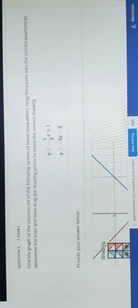 Can you please help me put into y=mx+b for each