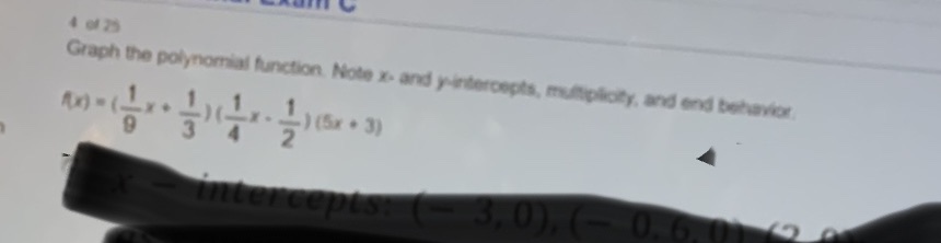 Help, Multiple choice with graph 4 of 25 Graph