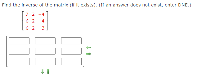 Find the inverse of the matrix (if it exists).